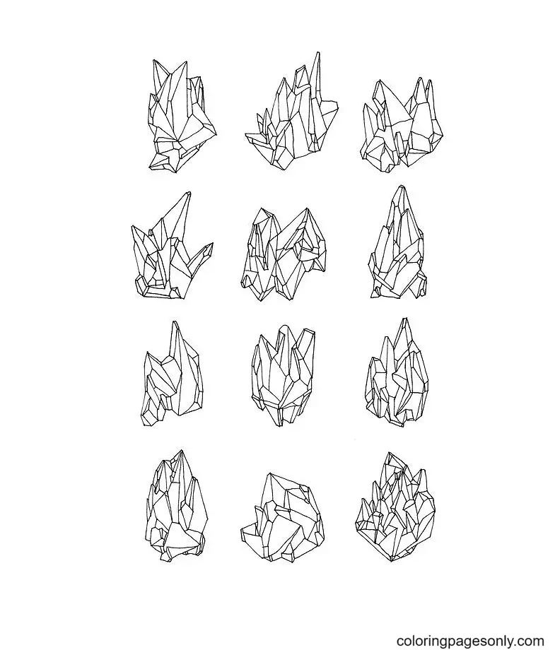 Cristales Para Colorear 32