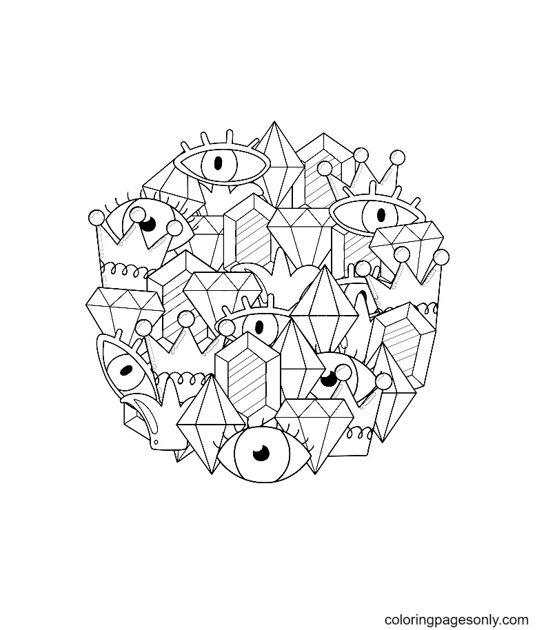Cristales Para Colorear 60