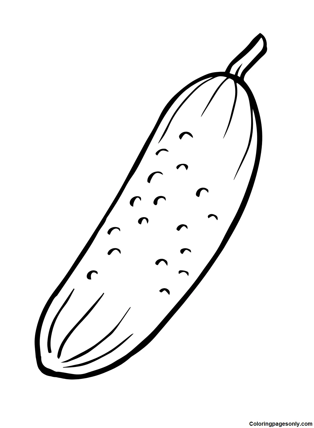 Cucumber Coloring Pages 16