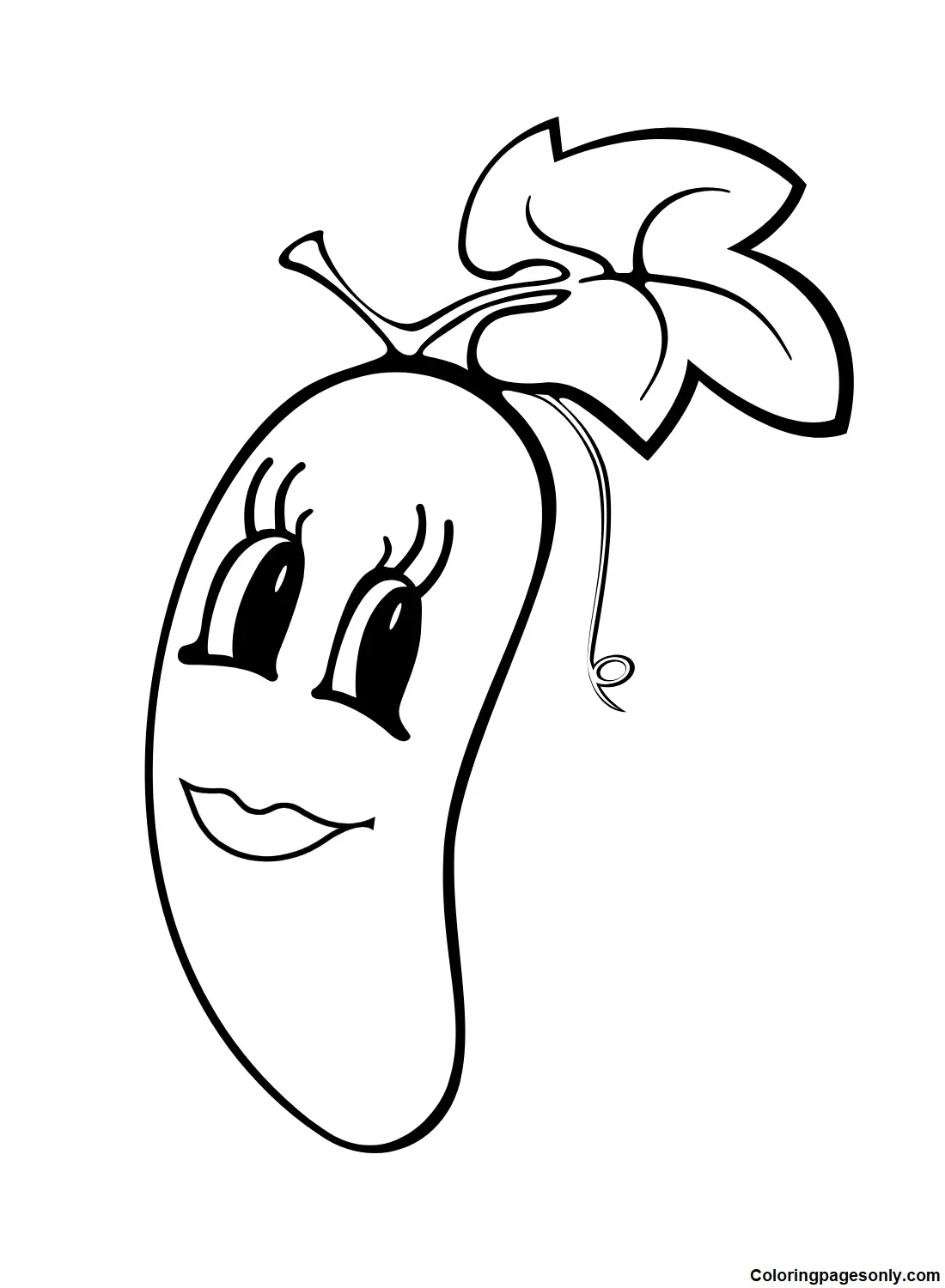 Cucumber Coloring Pages 21