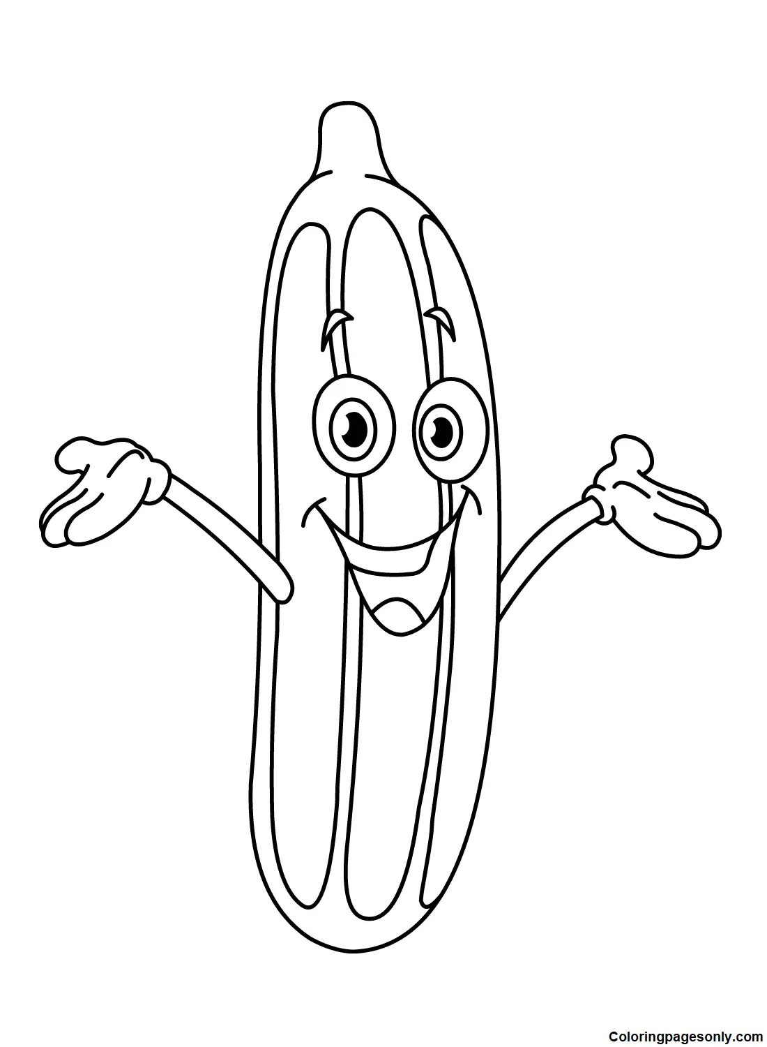 Cucumber Coloring Pages 23