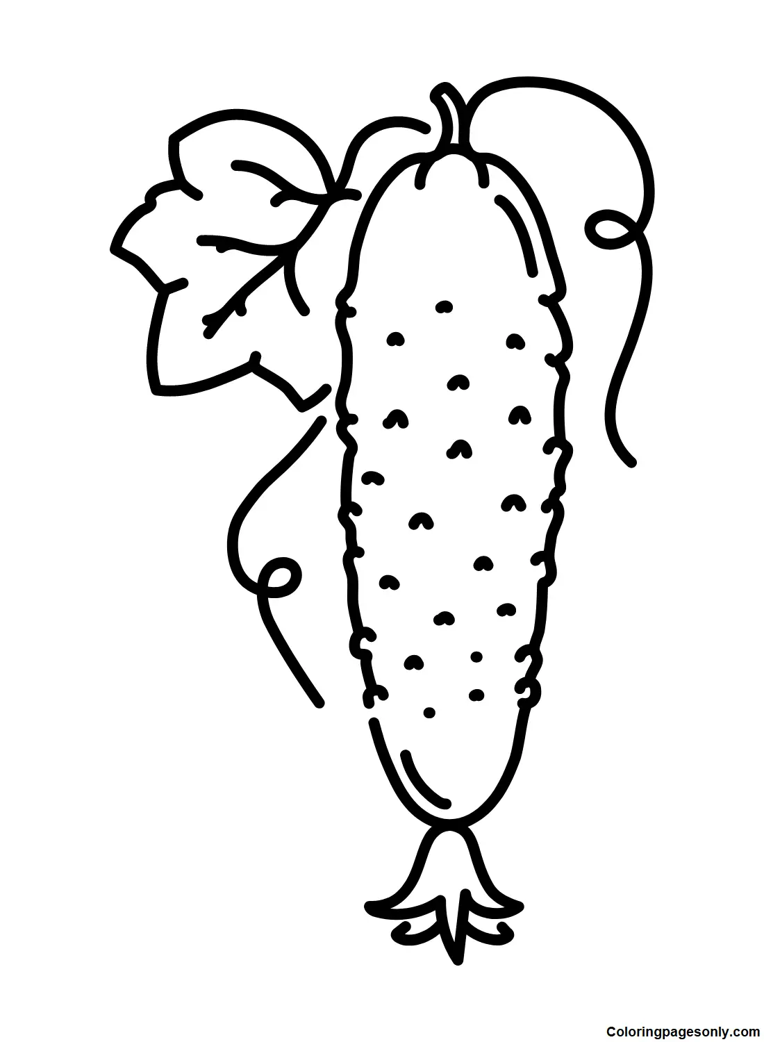 Cucumber Coloring Pages 26