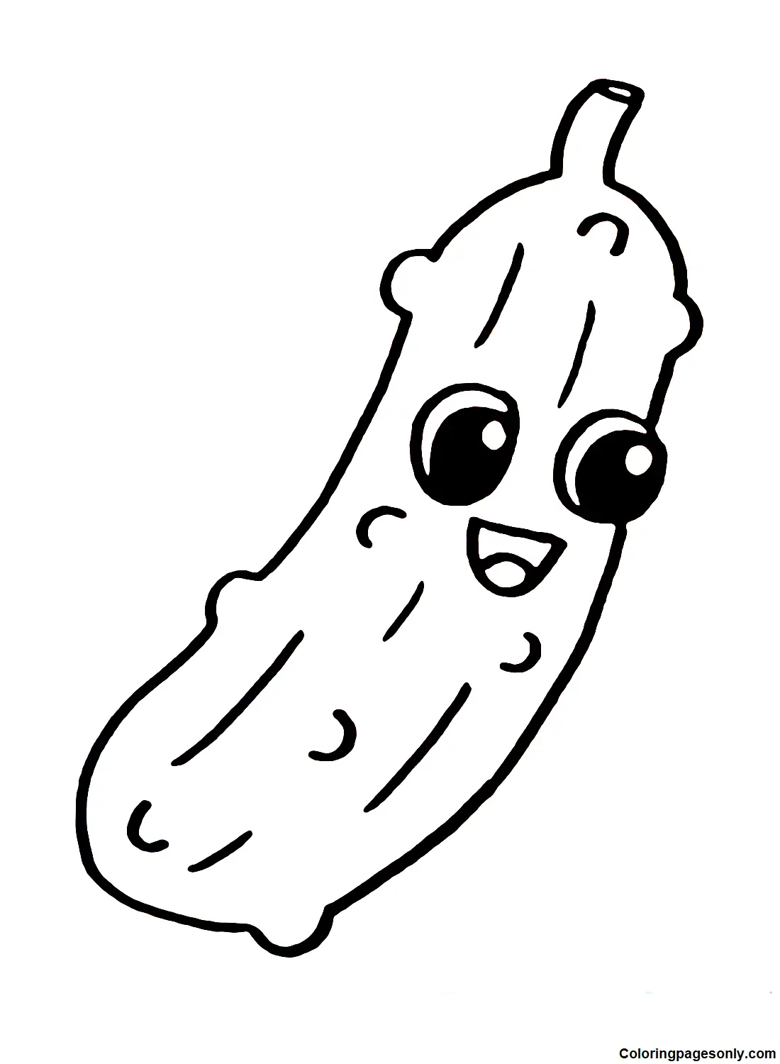 Cucumber Coloring Pages 8