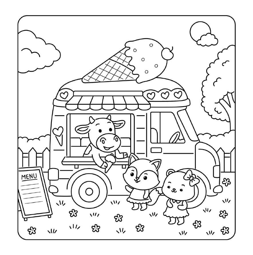 Cuddly Friends Coloring Pages 20