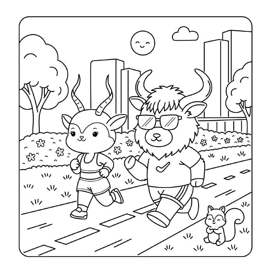 Cuddly Friends Coloring Pages 21