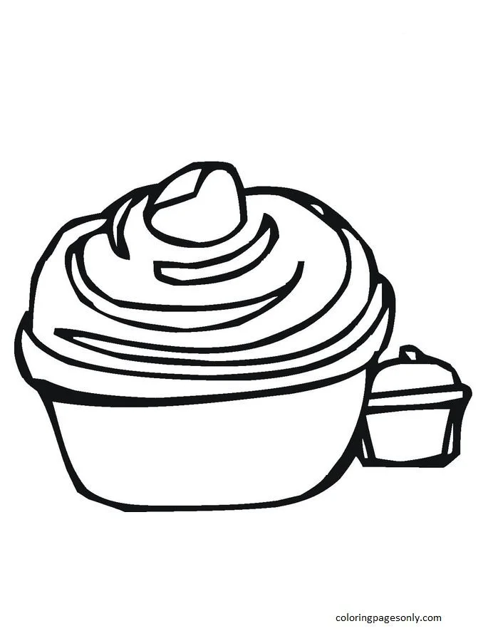 Cupcake Coloring Pages 54
