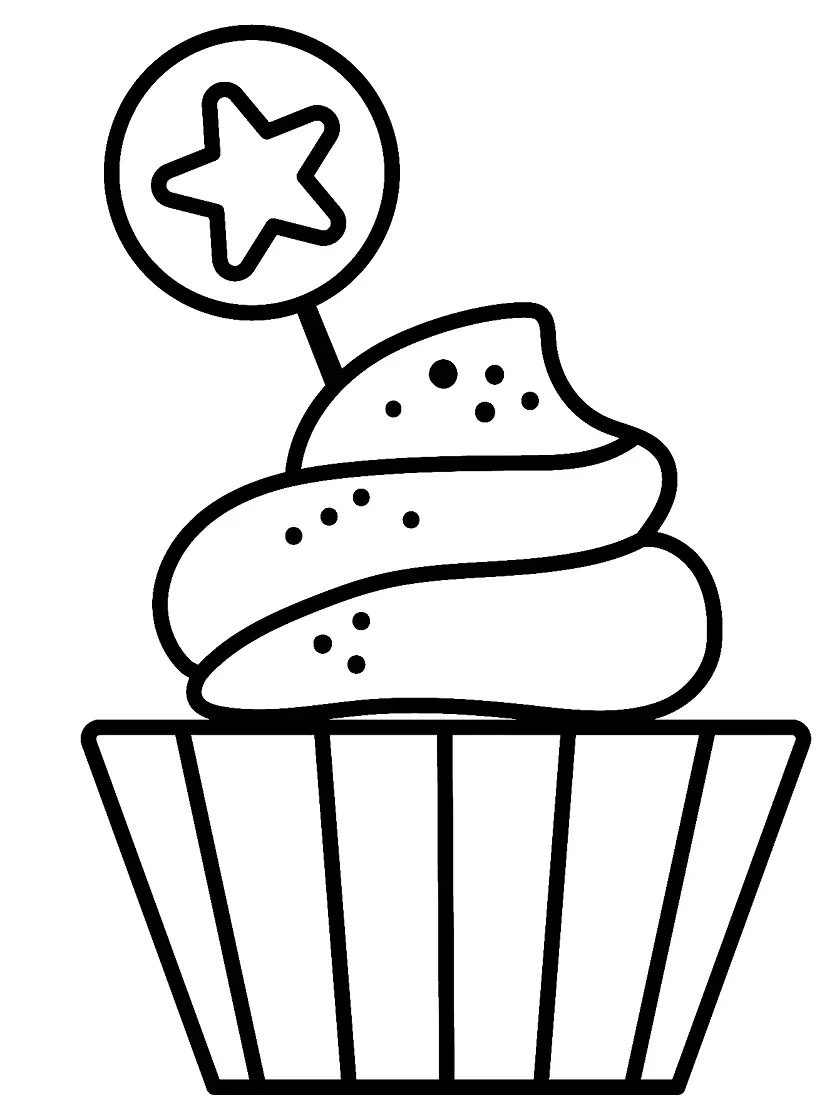 Cupcake Coloring Pages 67