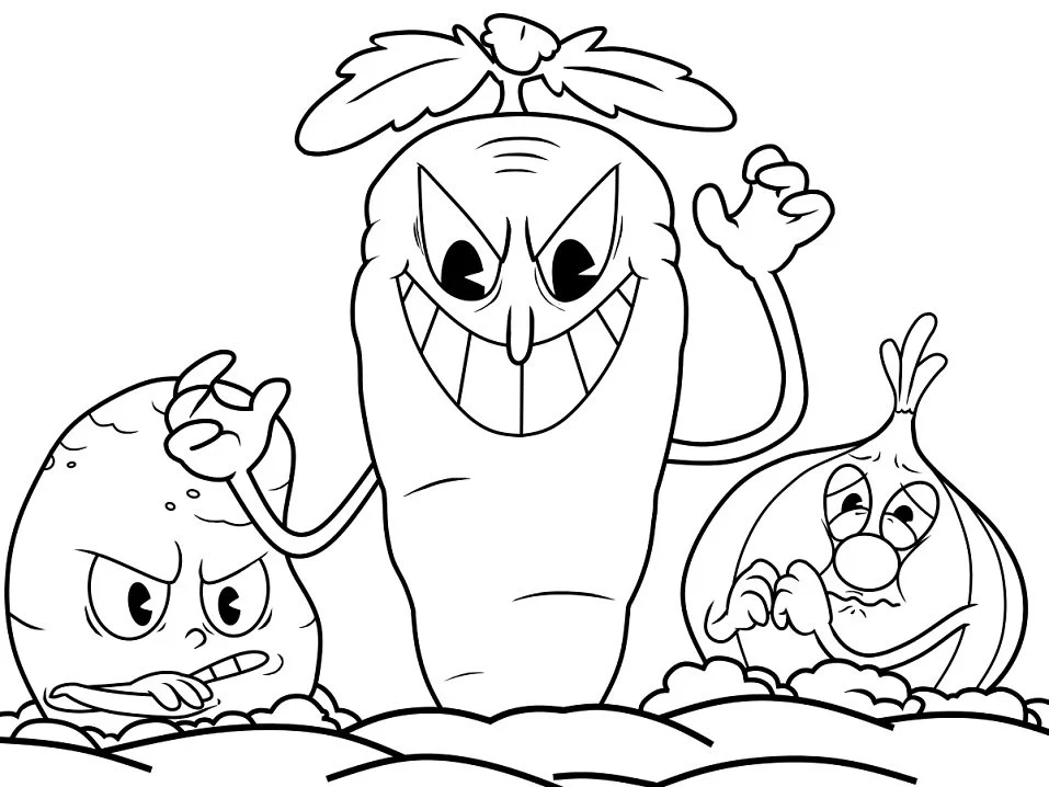 Cuphead Para Colorear 10