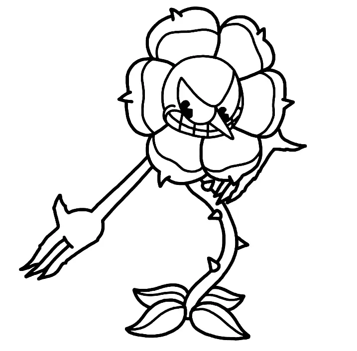Cuphead Para Colorear 103
