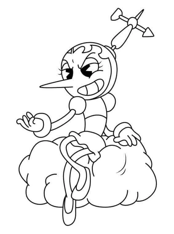 Cuphead Para Colorear 26