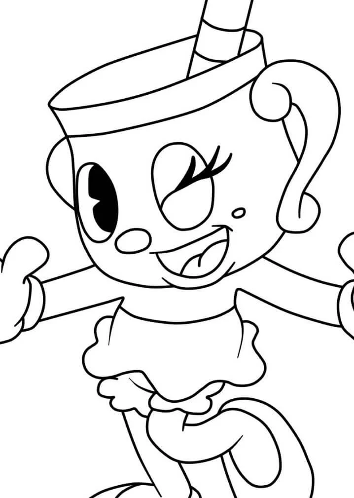 Cuphead Para Colorear 30