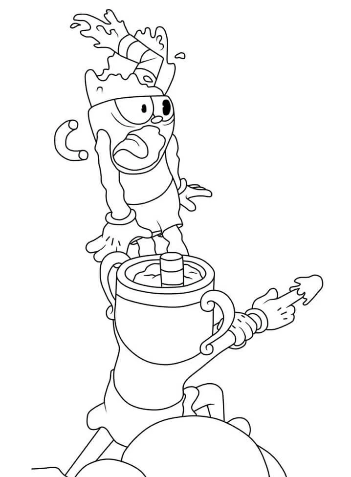 Cuphead Para Colorear 39