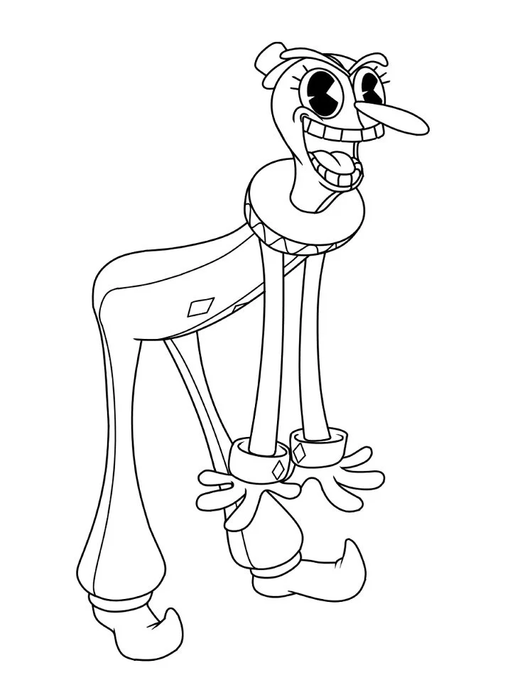 Cuphead Para Colorear 55