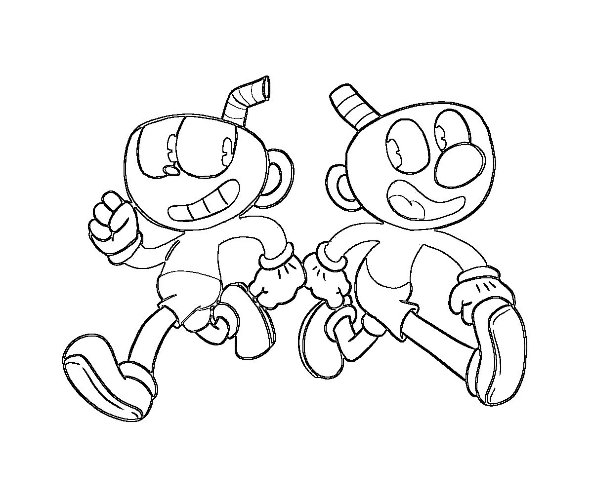 Cuphead Para Colorear 62