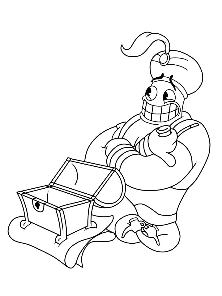 Cuphead Para Colorear 65