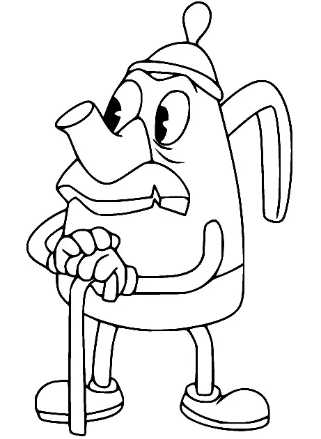 Cuphead Para Colorear 79