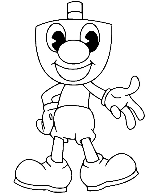Cuphead Para Colorear 80