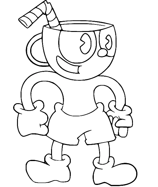 Cuphead Para Colorear 90