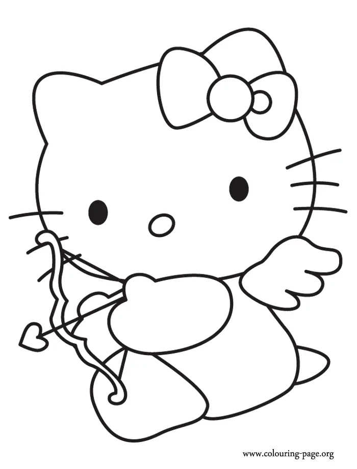 Cupid Coloring Pages 10