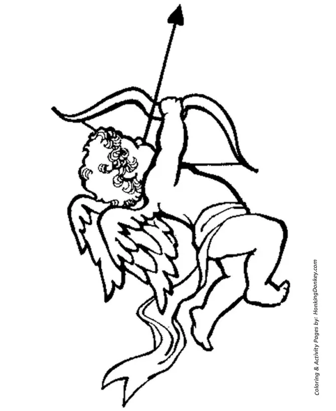 Cupid Coloring Pages 11