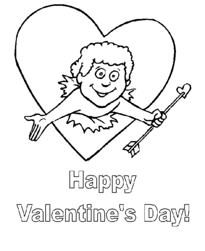 Cupid Coloring Pages 20