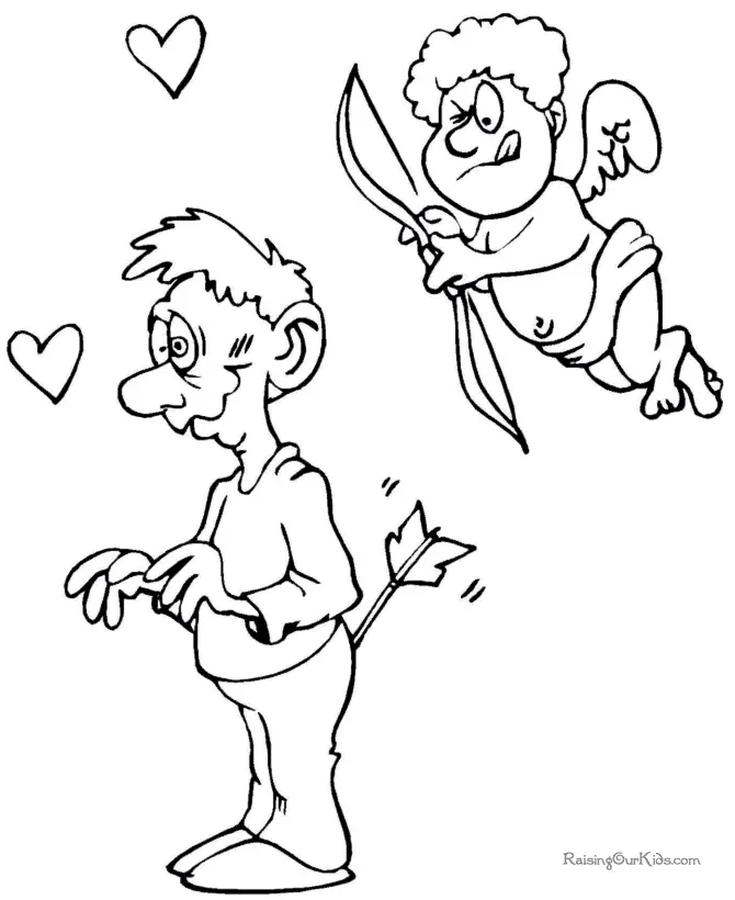 Cupid Coloring Pages 25