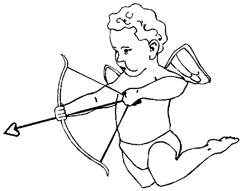 Cupid Coloring Pages 30
