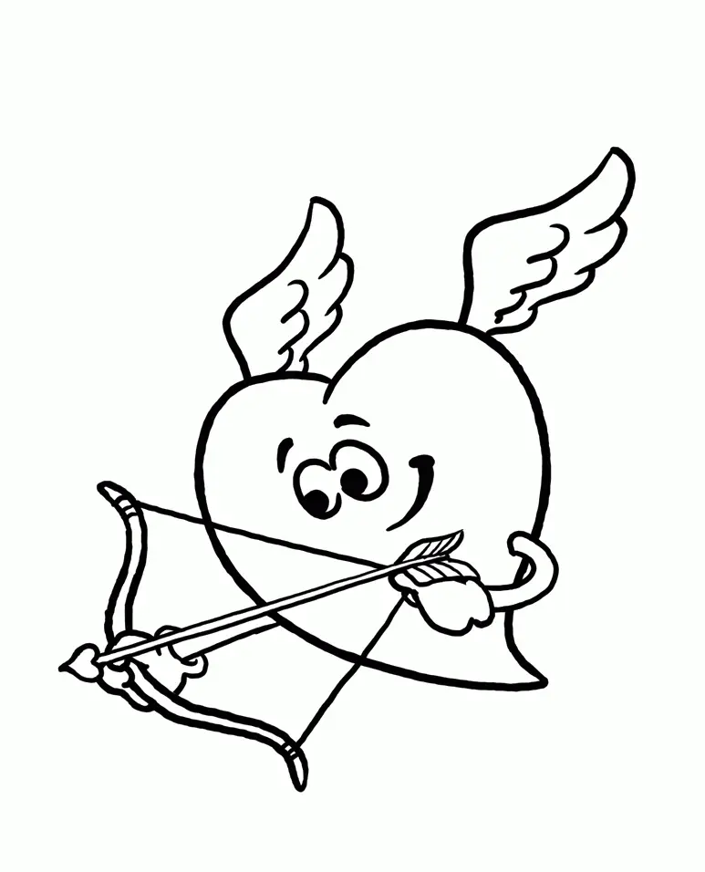 Cupid Coloring Pages 36