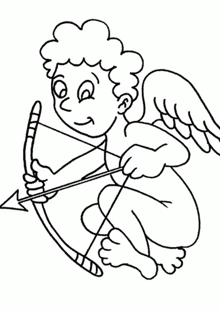 Cupid Coloring Pages 39