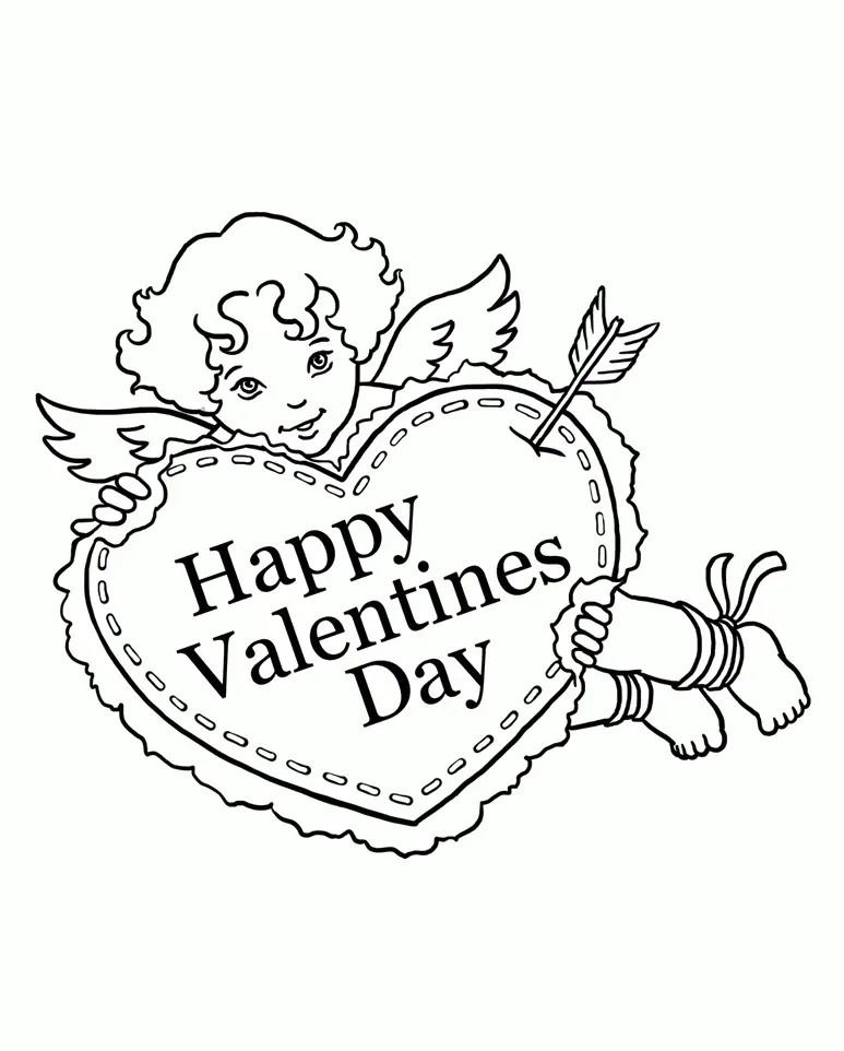Cupid Coloring Pages 41