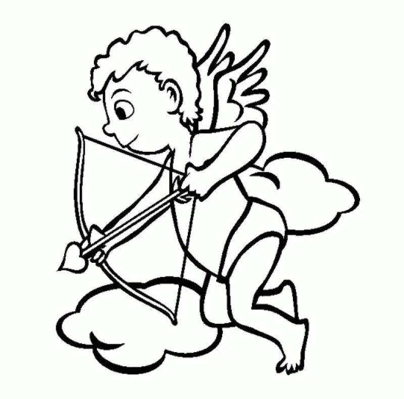 Cupid Coloring Pages 47