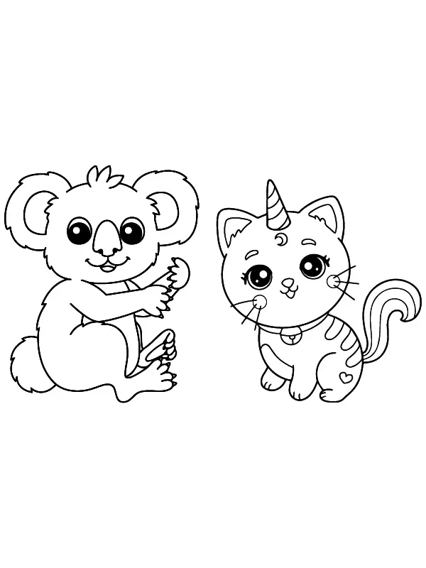 Animais fofos para colorir 3