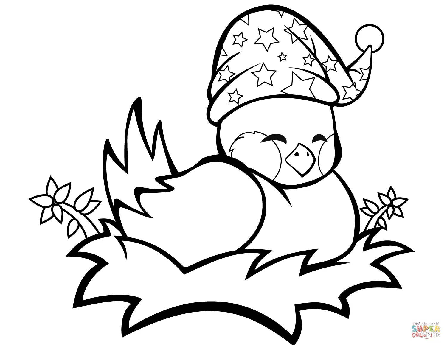 Desenhos de Passaro Fofo Para Colorir 11