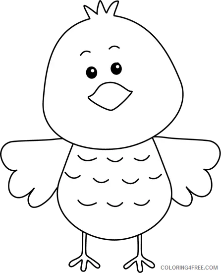 Desenhos de Passaro Fofo Para Colorir 17