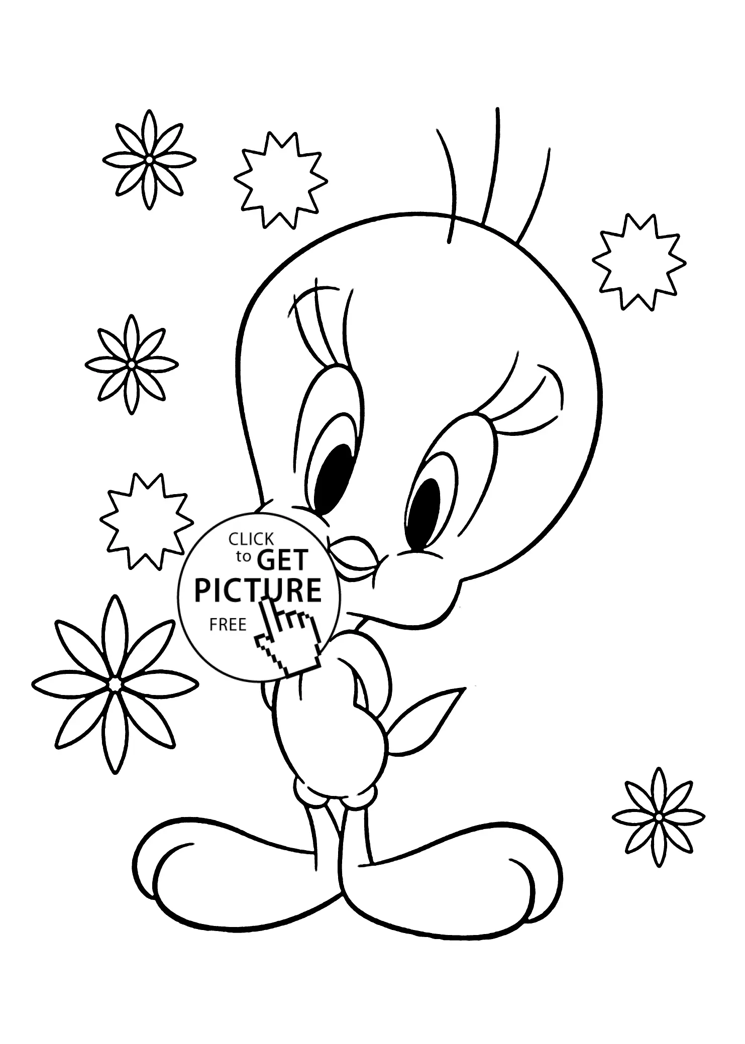 Desenhos de Passaro Fofo Para Colorir 24