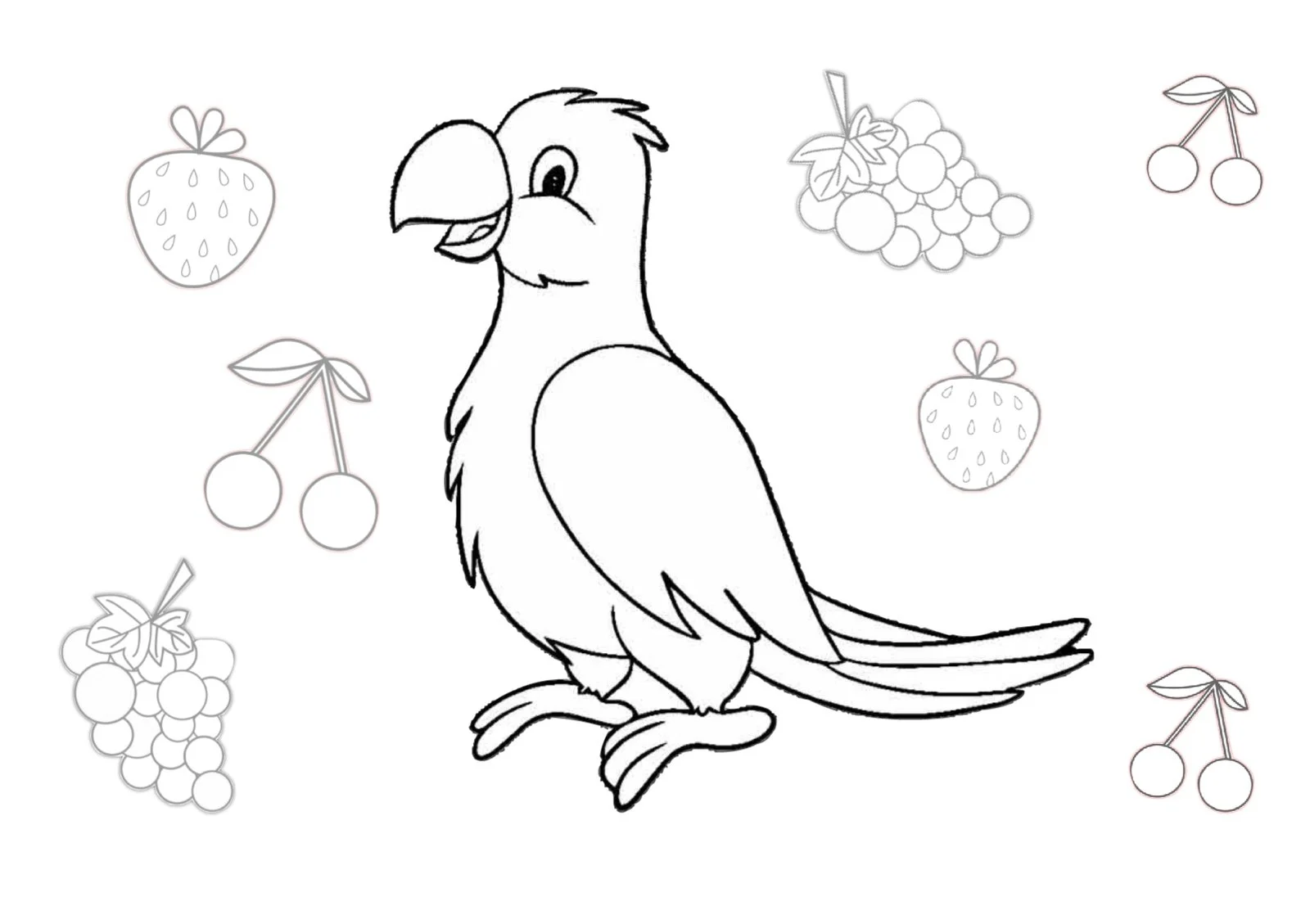 Desenhos de Passaro Fofo Para Colorir 29