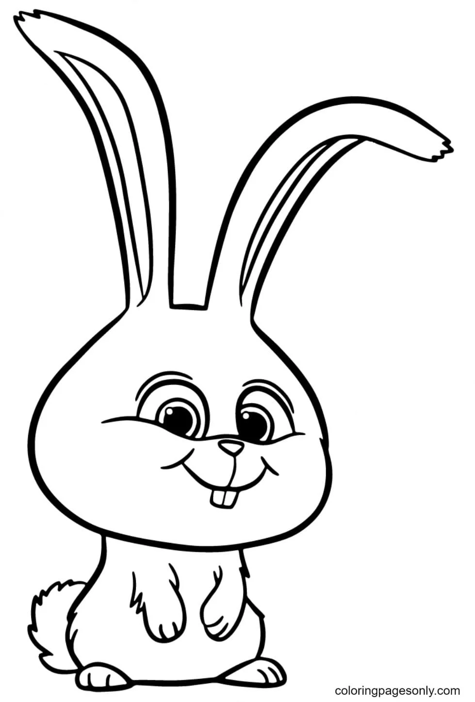 Conejitos Lindos Para Colorear 29