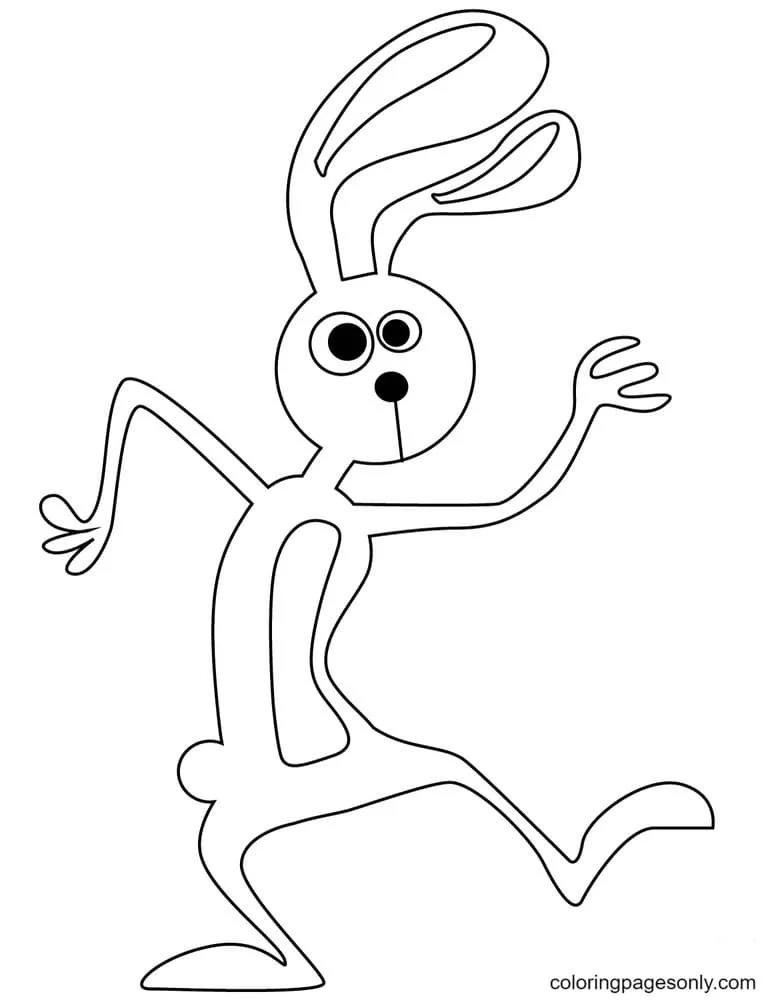Conejitos Lindos Para Colorear 31