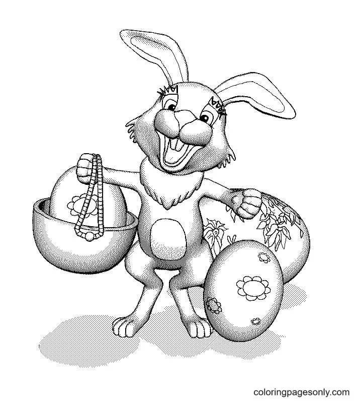 Conejitos Lindos Para Colorear 34
