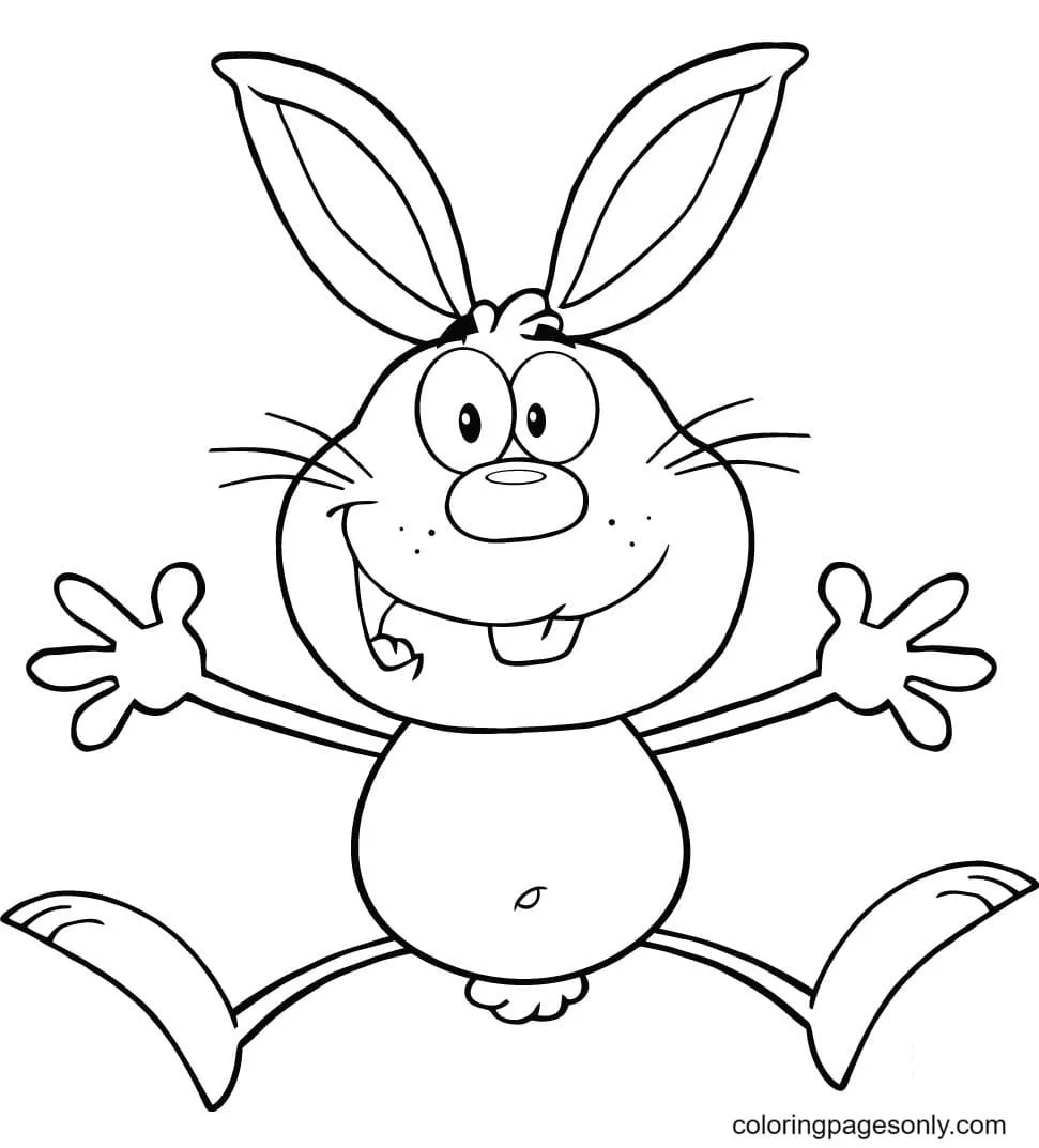 Conejitos Lindos Para Colorear 38