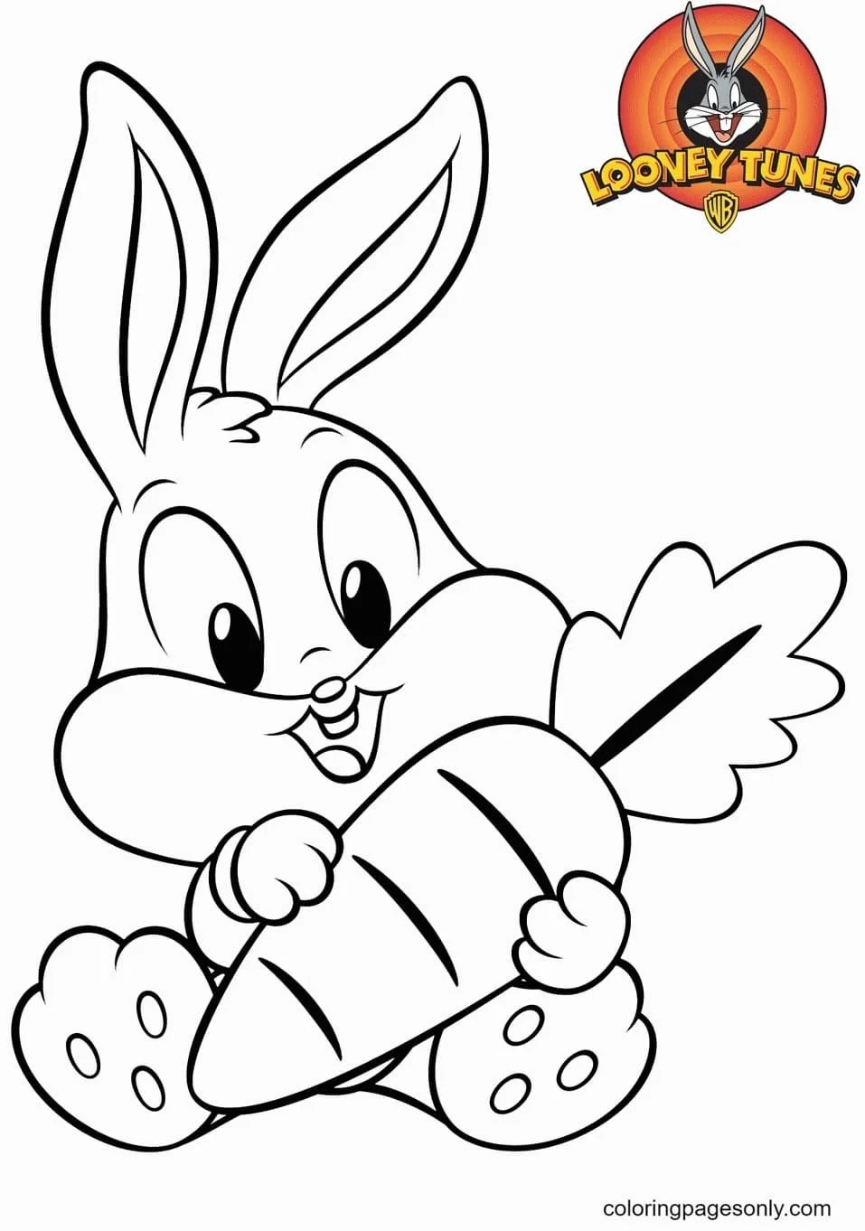 Conejitos Lindos Para Colorear 4