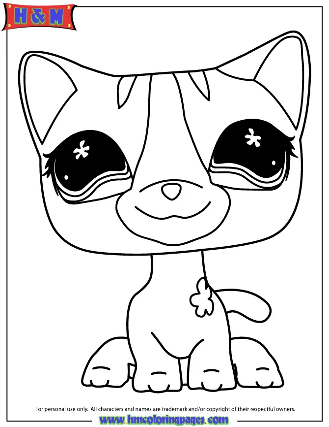 Cute Cat Coloring Pages 31