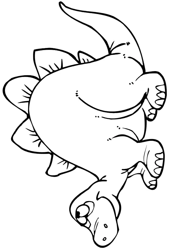Desenhos de Dinossauros Fofos Para Colorir 5