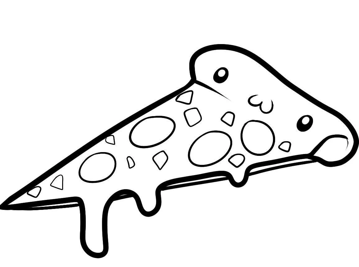 Cute Food Coloring Pages 14