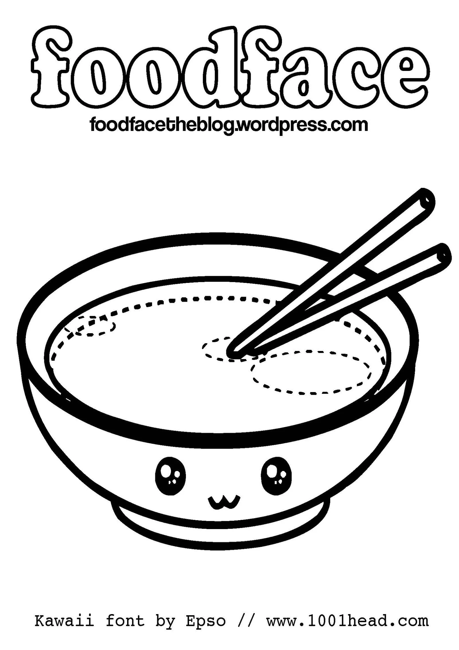 Cute Food Coloring Pages 32