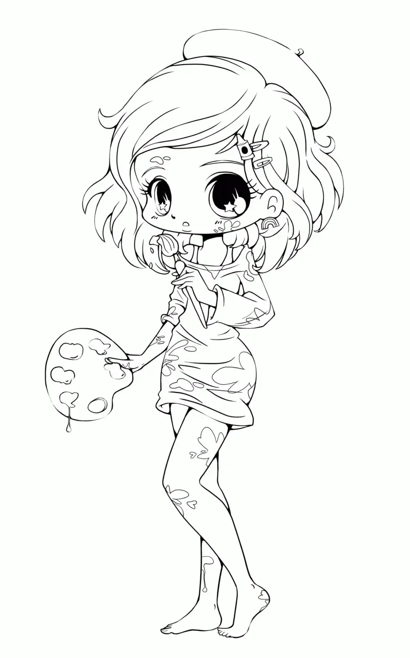 Cute Food Coloring Pages 33