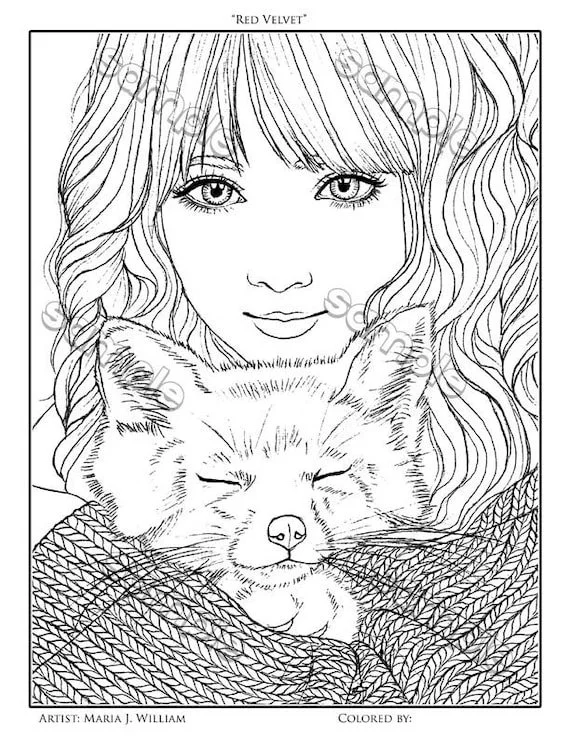 Desenhos de Raposa Fofa Para Colorir 17