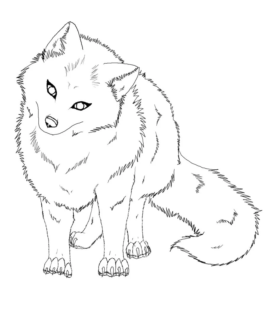 Desenhos de Raposa Fofa Para Colorir 19