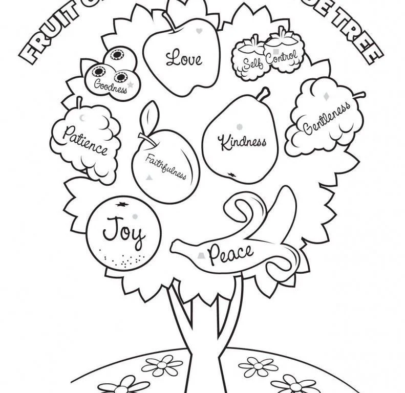 Desenhos de Frutas Fofas Para Colorir 25