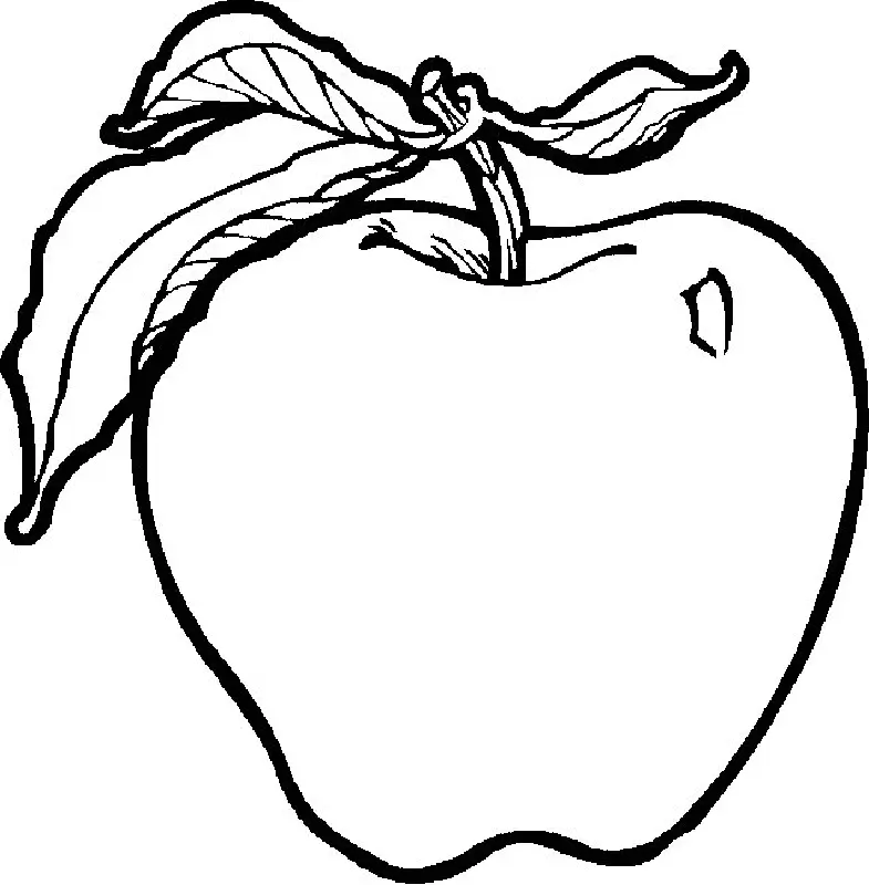 Desenhos de Frutas Fofas Para Colorir 41